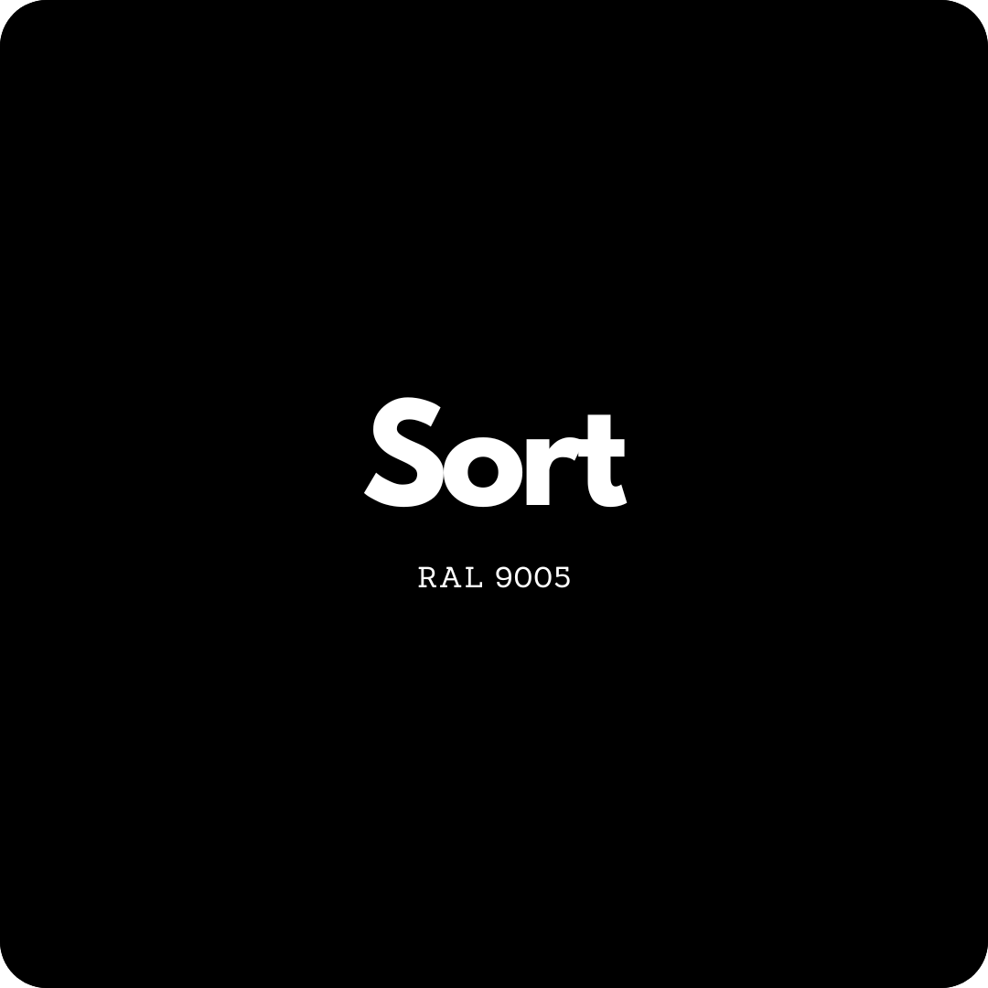 RAL 9005 Sort | Farveprøve