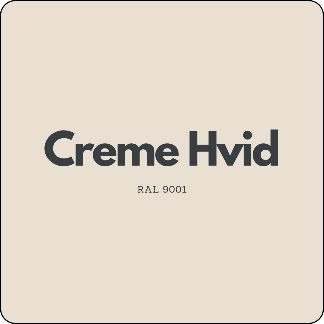 RAL 9001 Cremehvid | Farveprøve