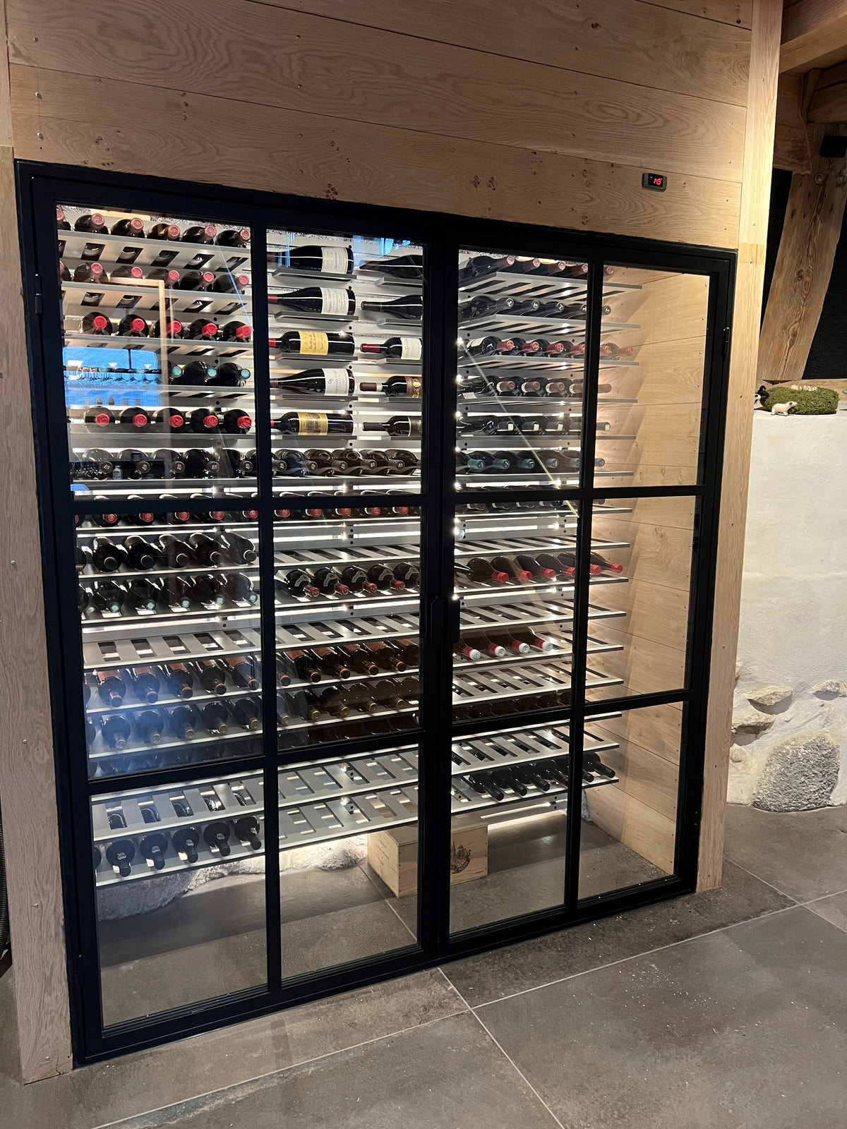 NEU dobbeltdør med glas og sprosser